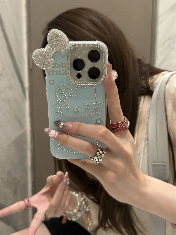 Hello Kitty Luxury Rhinestone Phone Case for iPhone