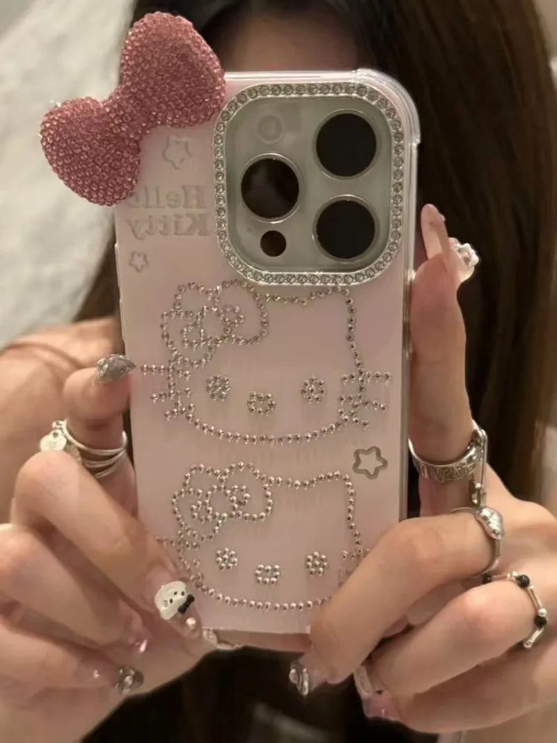 Hello Kitty Luxury Rhinestone Phone Case for iPhone