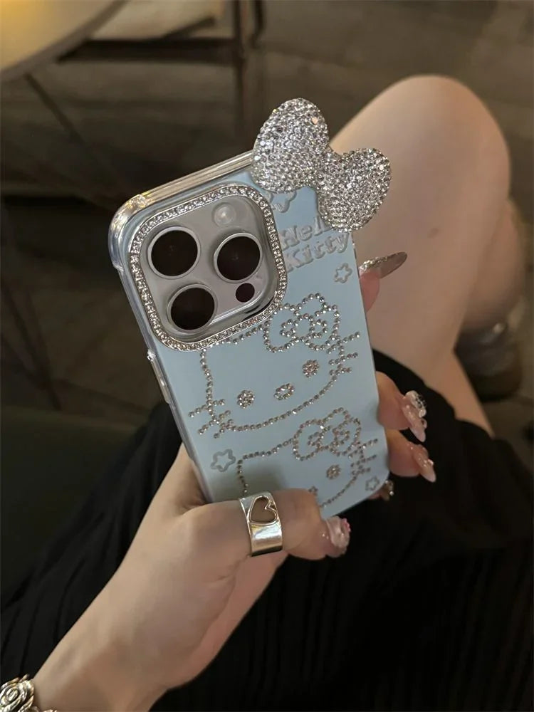 Hello Kitty Luxury Rhinestone Phone Case for iPhone