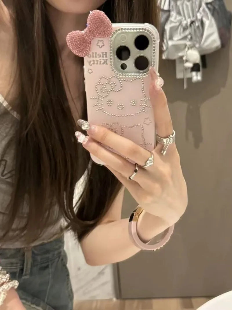 Hello Kitty Luxury Rhinestone Phone Case for iPhone