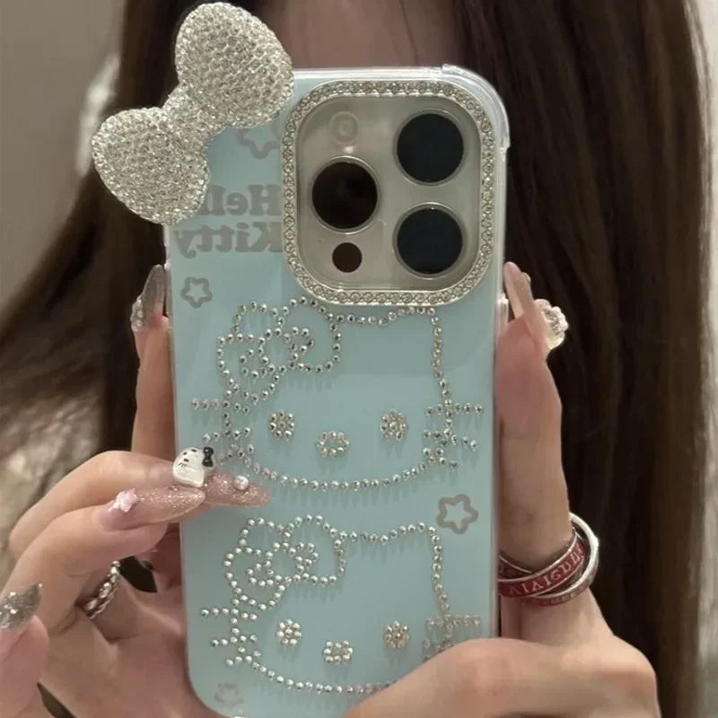 Hello Kitty Luxury Rhinestone Phone Case for iPhone