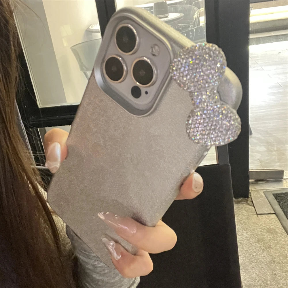 Hello Kitty Luxury Rhinestone Bow Phone Case for iPhone